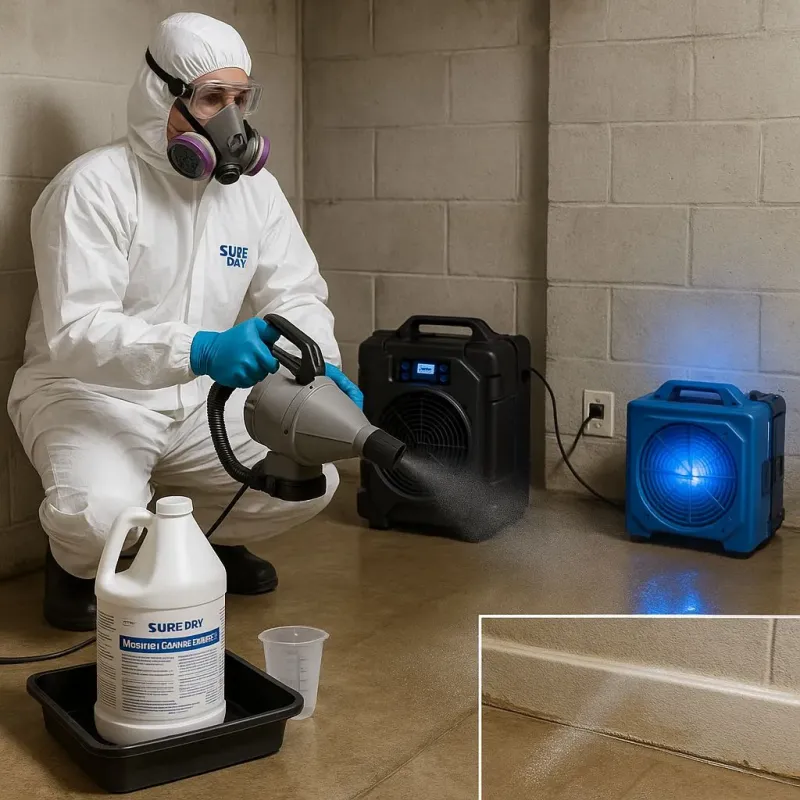 Sanitization and Odor Removal process in Boylston, MA